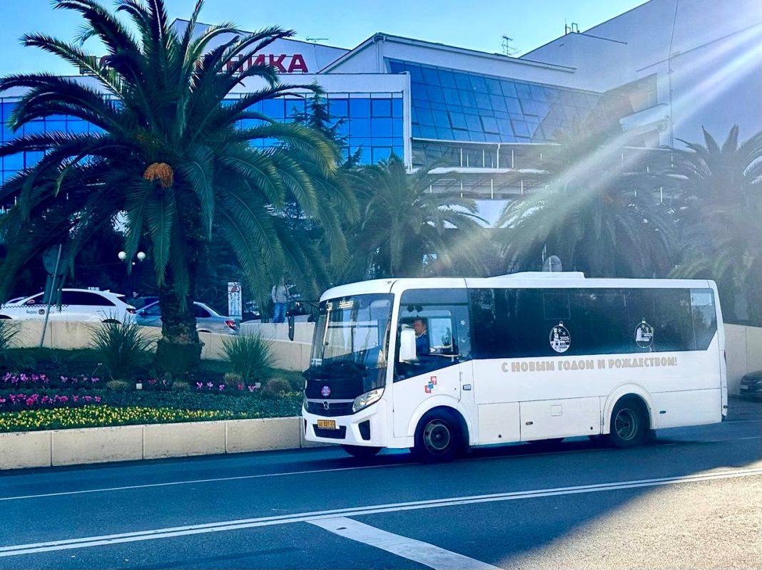 В Сочи введён строгий контроль за парковкой у остановок и въездом в горы без зимних шин