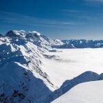 Горный кластер Сочи, снег в горах, Роза Хутор