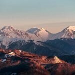 Горный кластер Сочи, снег в горах, Роза Хутор