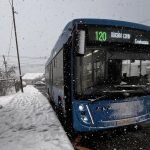 автобус, автобус зима, автобус сочи