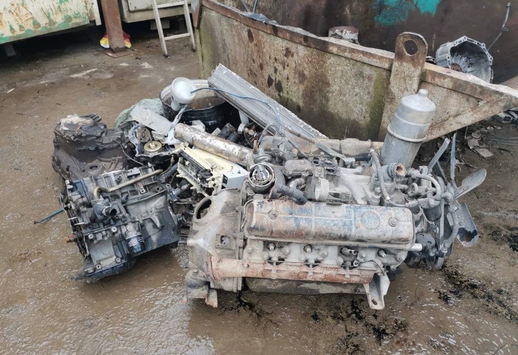 В Сочи арестовали 350 кг металла из нелегального пункта приема