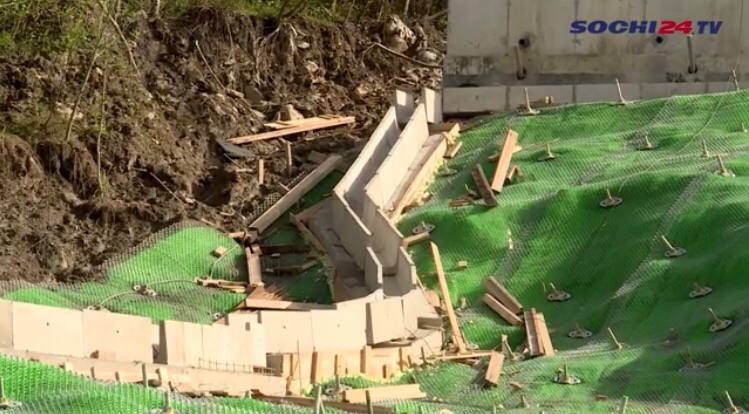 Оползень на улице Макаренко: работы по ликвидации последствий завершатся в первой декаде апреля