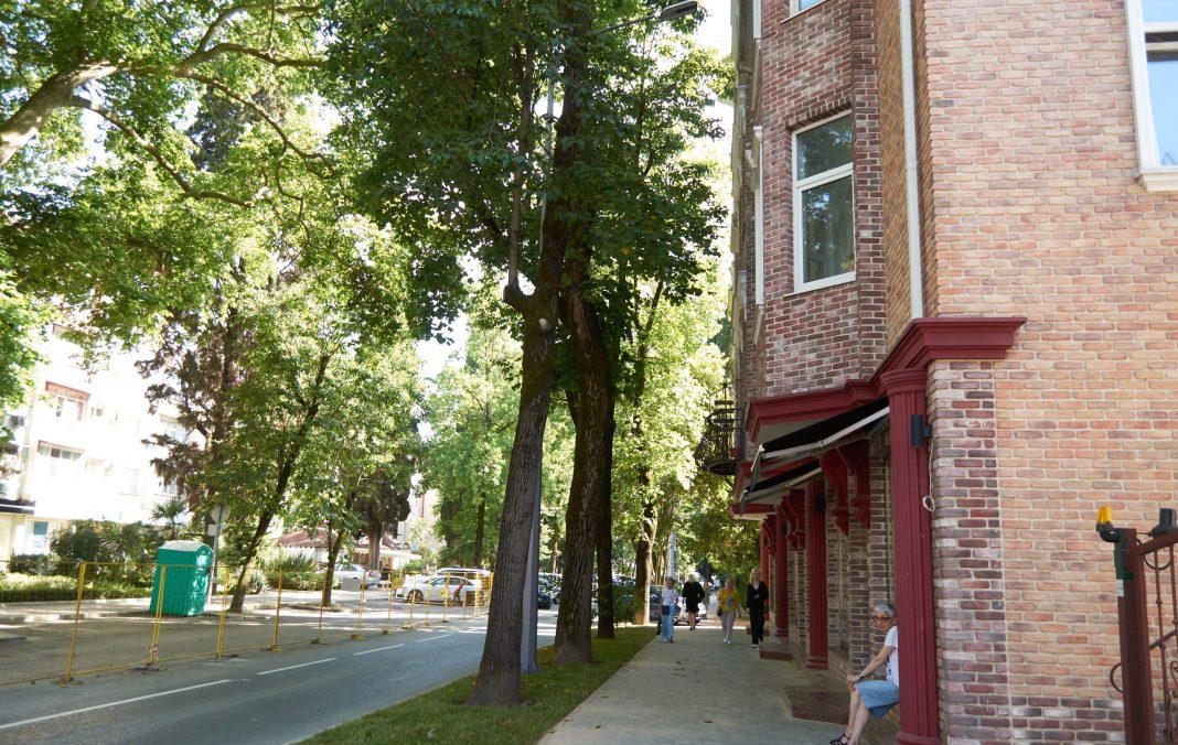 На улице Парковой в центре Сочи изменилась схема движения