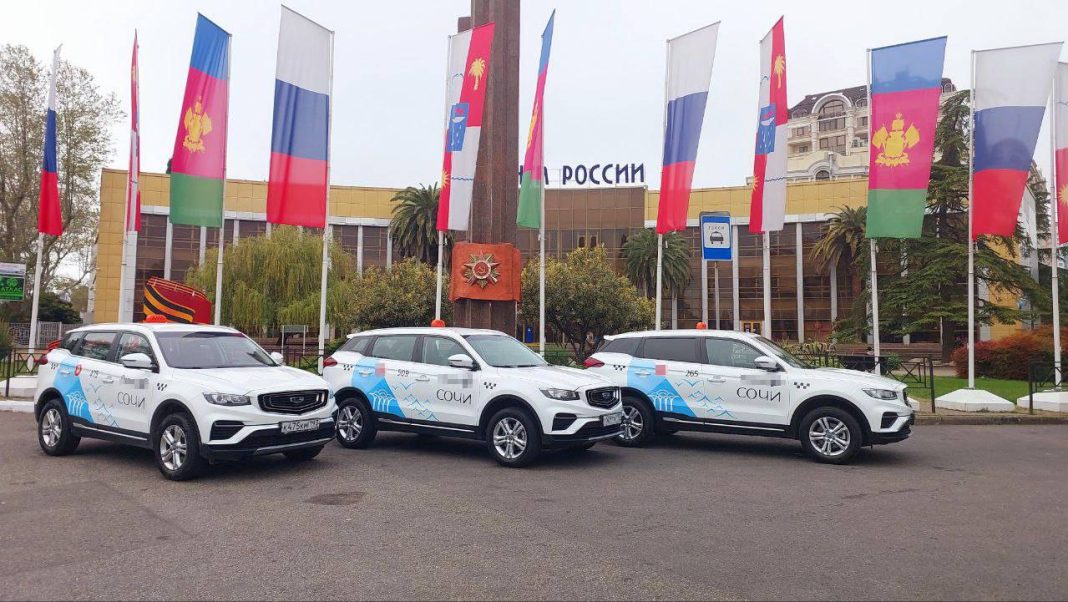 Ротонда, море и чайки: в Сочи утвердили единый стиль оформления легковых такси