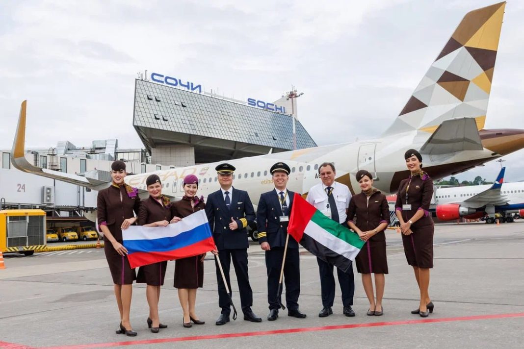 Etihad Airways запустила прямые рейсы из Абу-Даби в Сочи
