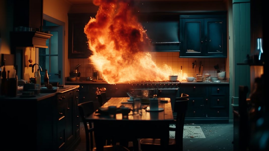 Вечерний пожар в Кудепсте: что известно к этой минуте