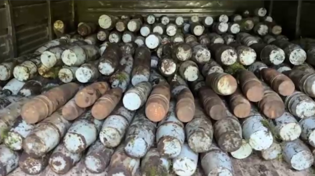 Тонны взрывчатки: в Абхазии раскрыли тайник с артиллерийскими снарядами