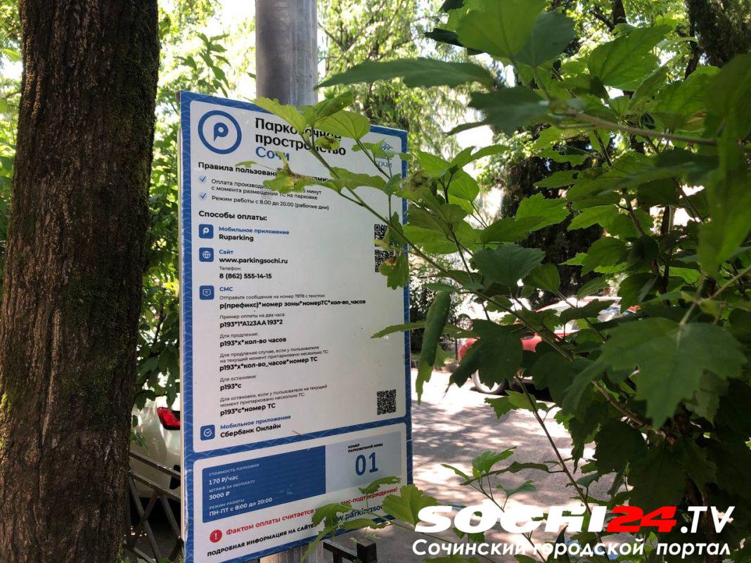 Платные парковки принесли в бюджет Сочи 198,7 млн рублей