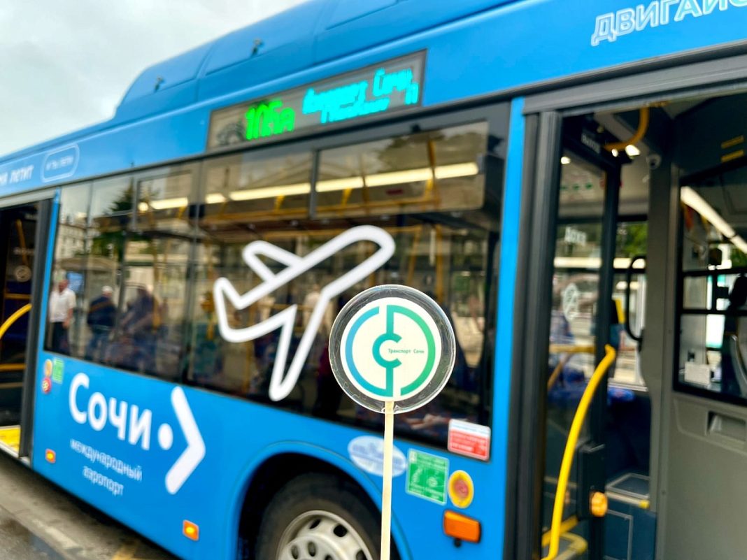 В Сочи начал курсировать круглосуточный автобус: он ходит до авиагавани курорта