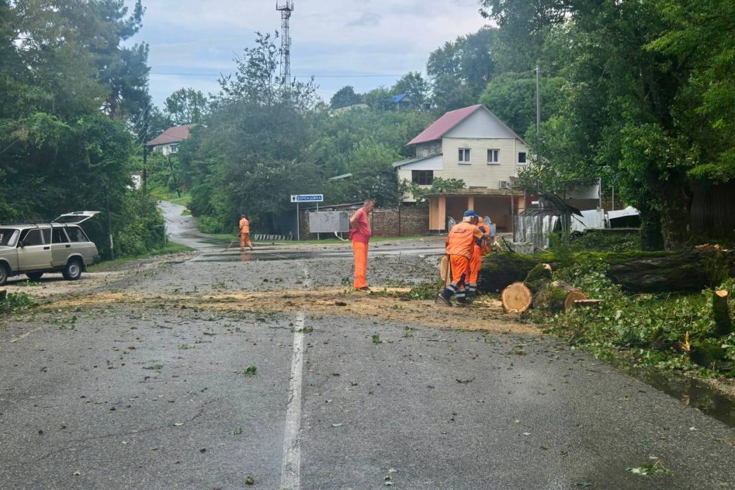 Сильные дожди в Сочи: подтопления ликвидируют, городские службы наготове