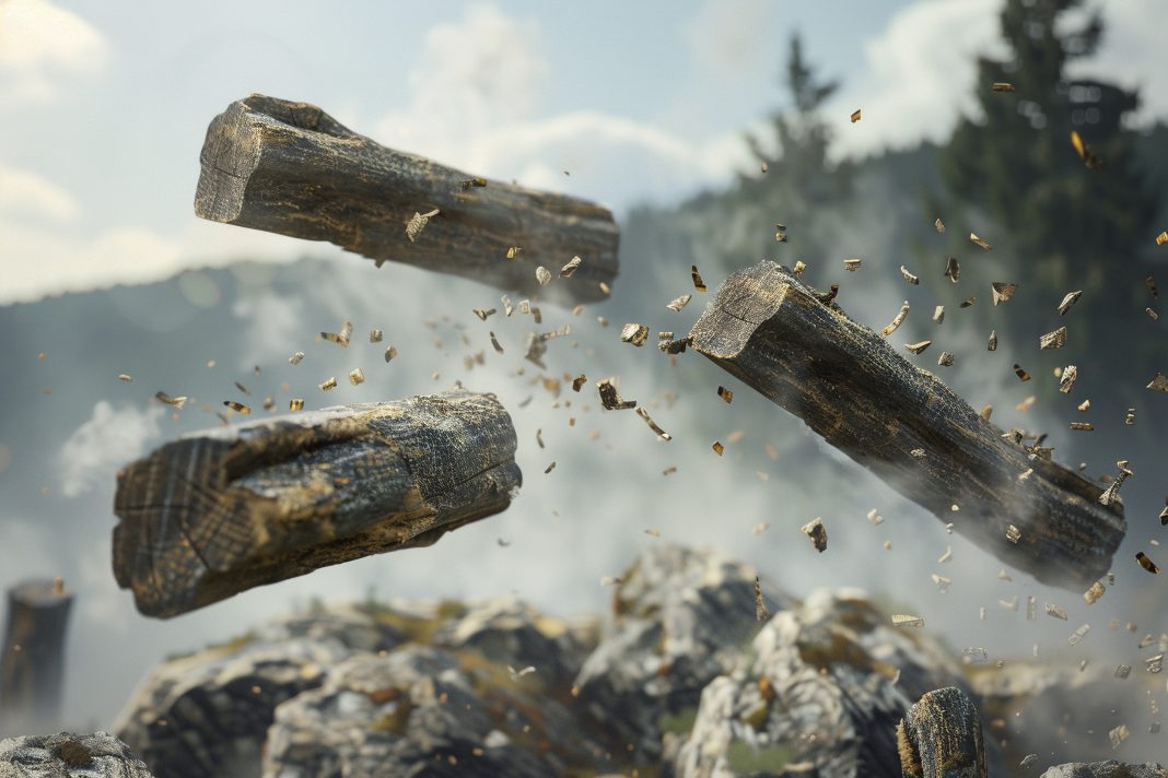 Опасный инцидент на трассе к озеру Рица в Абхазии: камень пробил автомобиль