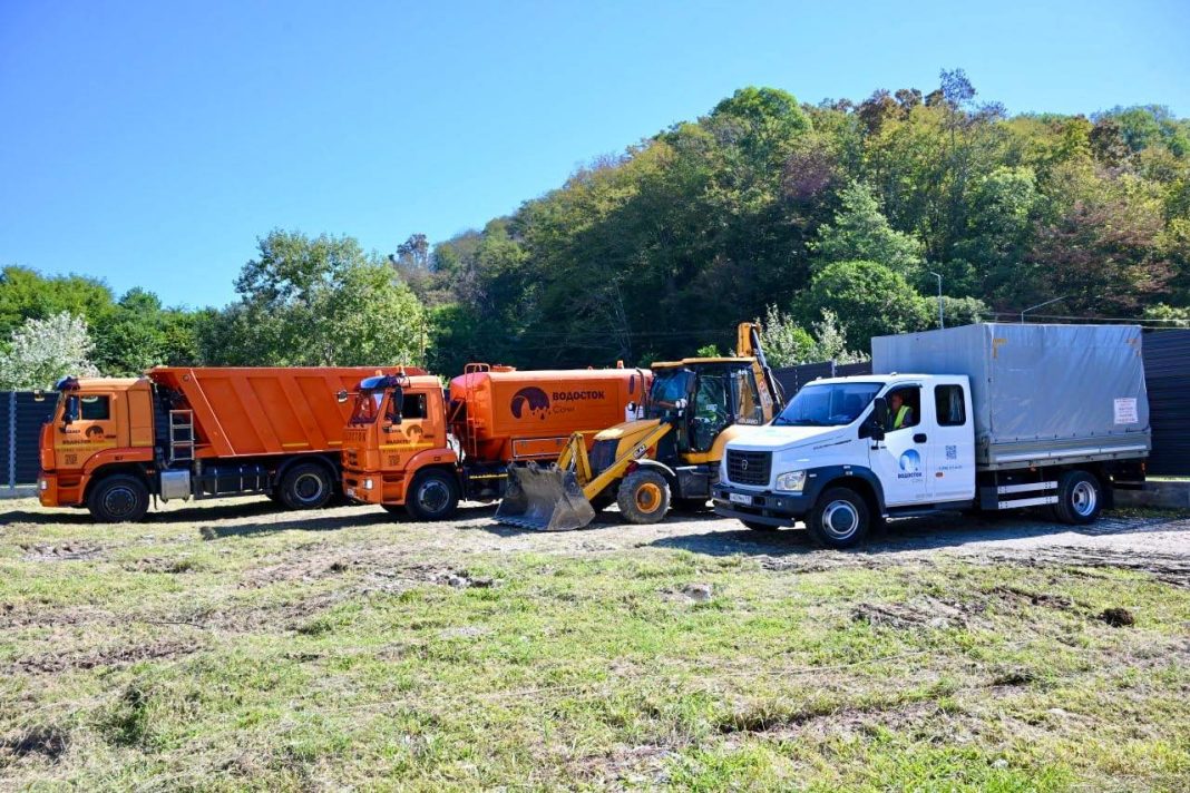 В сочинском селе Раздольное введут в эксплуатацию новую базу «Водостока»