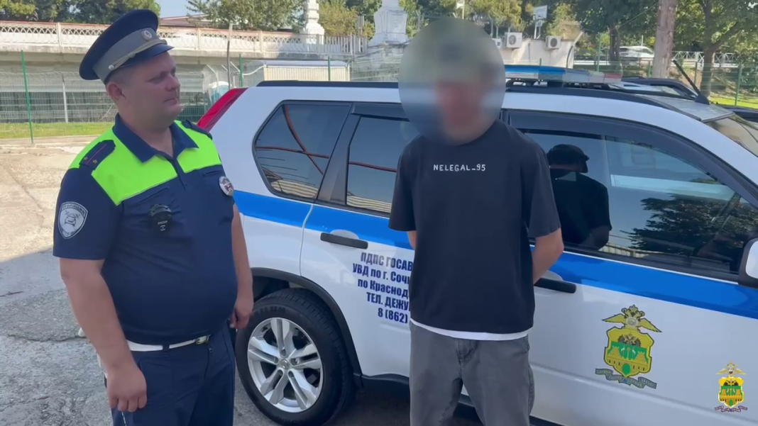 Сочинский лихач на «Мерседесе» поплатился штрафом за опасную езду