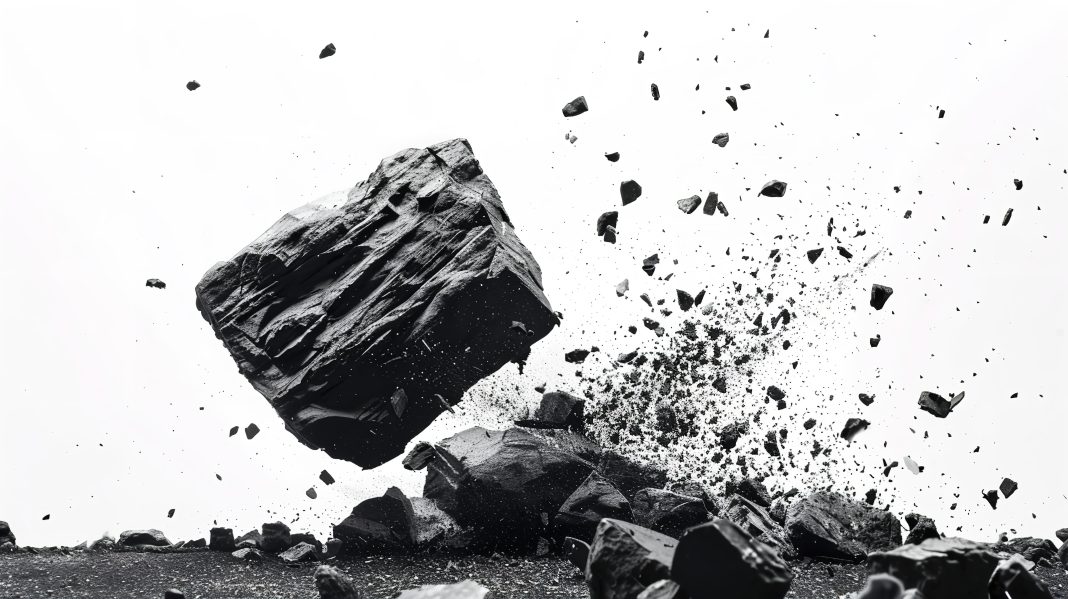 Скальная угроза в Сочи: автомобиль разбит камнепадом на Мамайском перевале