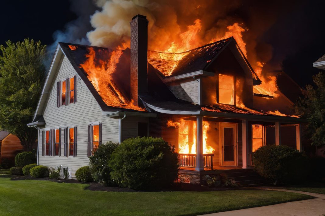 Частный дом на Мамайке охватило пламя: что известно к этой минуте