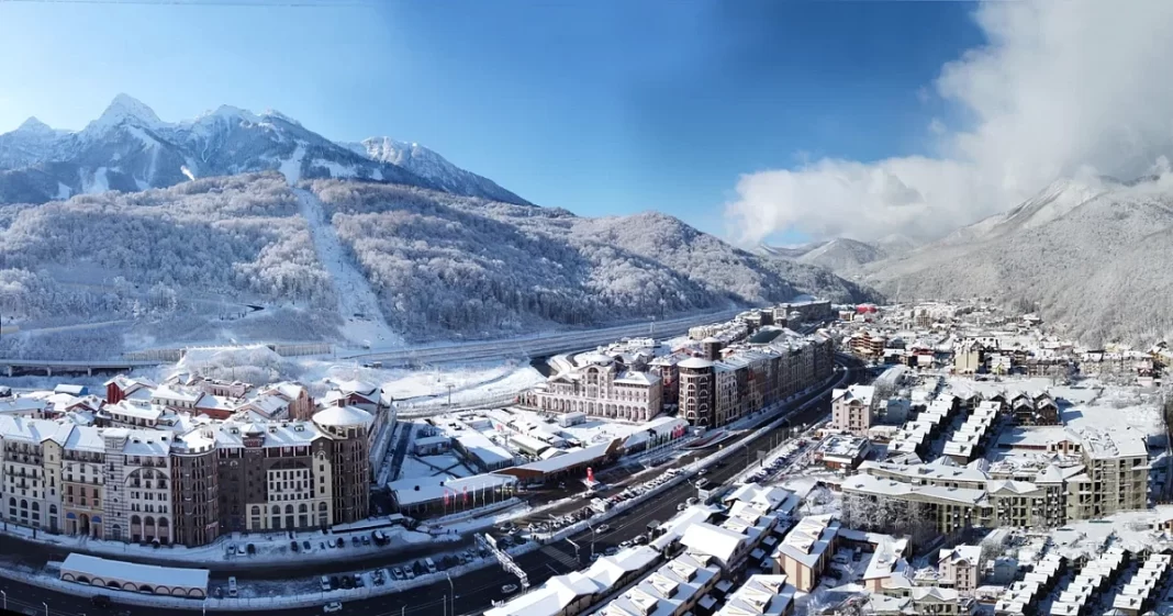 Загрузка горнолыжных курортов Сочи в новогодние праздники приблизилась к 80%