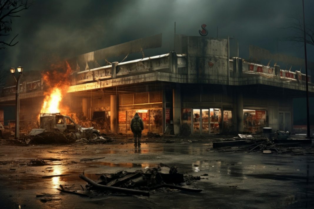 На Юных Ленинцев в центре Сочи загорелись нежилые здания