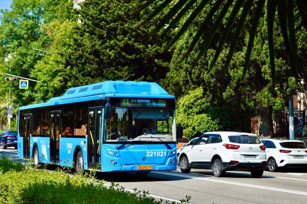 Маршрут №17 в Сочи будет курсировать до двух ночи в праздник Крещения