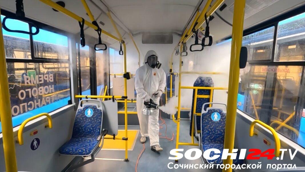 Чистка озоном и кондиционеры: как в Сочи готовят автобусы к сезону Чистка озоном и кондиционеры: как в Сочи готовят автобусы к сезону
