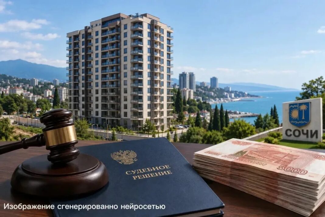 Самовольная высотка в Сочи обошлась застройщику в 81 миллион рублей Самовольная высотка в Сочи обошлась застройщику в 81 миллион рублей