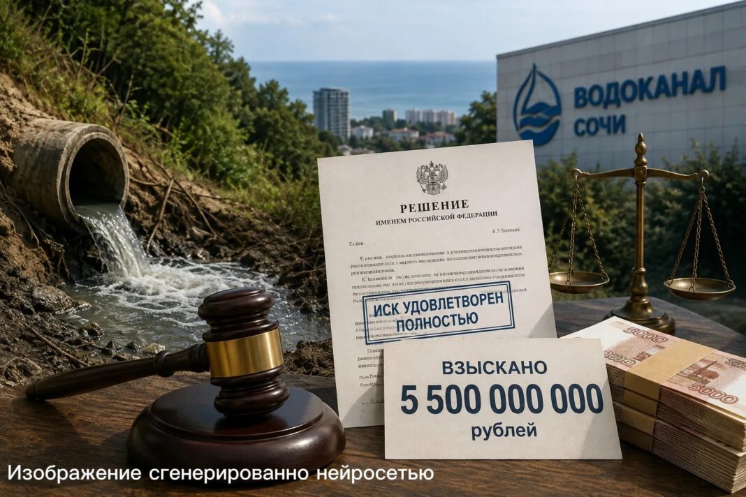 Суд обязал компанию и владельцев заплатить 5,5 млрд за экологический ущерб в Сочи Суд обязал компанию и владельцев заплатить 5,5 млрд за экологический ущерб в Сочи